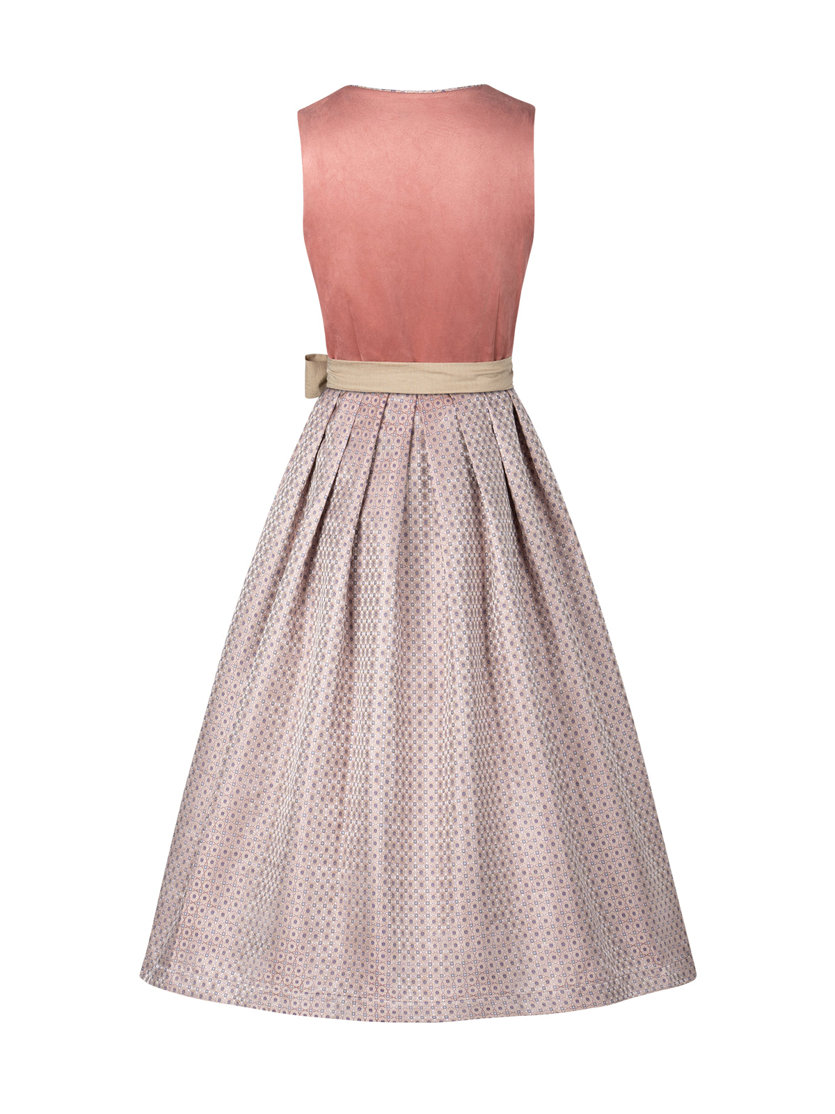 Rosa Gerader Ausschnitt Dirndl Celia